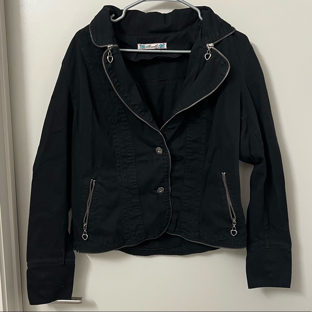 Black Jean Jacket